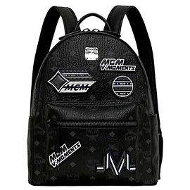 Mochila MCM Stark Victory Patch Preto