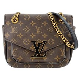 Borsa a Spalla Louis Vuitton Passy Marrone