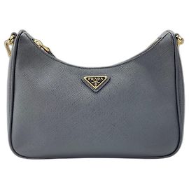 Borsa a tracolla nera Prada Nero