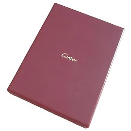 Carnet de notes Cartier Argenté Blanc cassé Bleu Marine