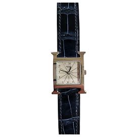 Relógio Hermès H Hour em Aço HH1.210 Hardware prateado