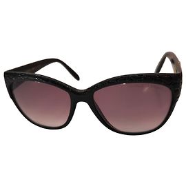 Lunettes de soleil Charles Jourdan noires œil de chat Noir