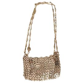 Paco Rabanne Sac porté épaule Nano 1969 doré Doré