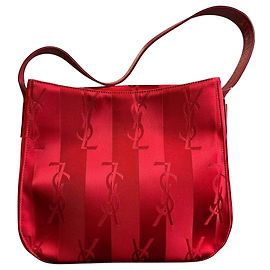 Borsa a tracolla Yves Saint Laurent in nylon con logo monogramma Altro