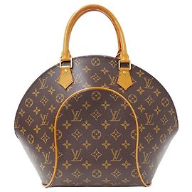 Sac à main Louis Vuitton Monogram Canvas Ellipse MM Marron