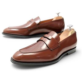 Christian Dior NOVOS LOAFERS DIOR TIMELESS 42 EM COURO OBLIQUE 3LO122ZZB Marrom