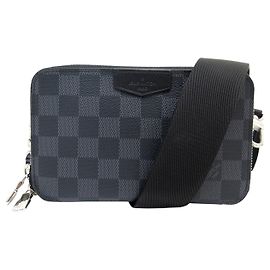 Louis Vuitton NOVA POCHETTE VUITTON ALPHA WEARABLE N60418 DAMIER WALLET Cinza