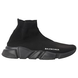 Baskets Speed Trainer Balenciaga en polyester noir Noir
