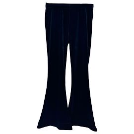 Ganni Schlaghose aus Polyester in Navy Blue Blau Marineblau