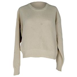 Pull Cove de Reformation en coton blanc Blanc Écru