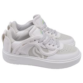 Stella Mc Cartney Baskets S-Wave en cuir blanc Stella McCartney Blanc