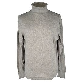Pull à col roulé en maille Tom Ford en coton gris Gris