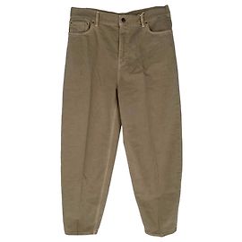 Vaqueros Wide Tapered Totême en algodón beige Beige