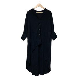 Autre Marque Camicia Yamaday MEDOC Oversized con colletto alla coreana Nero