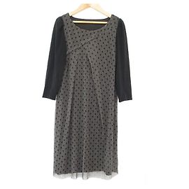 Autre Marque Power Net Kleid VIVIENNE TAM Schwarz