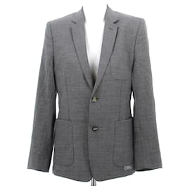 Ami Grey Wool Blazer Grey