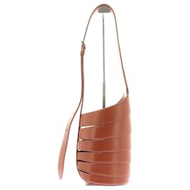 Alaïa Borsa "Babel" in pelle camel Cammello