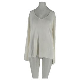 Autre Marque LOULOU DE SAISON SAYA White Viscose Top White