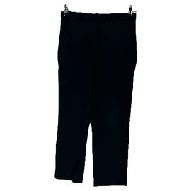 Autre Marque LOULOU DE SAISON Black Wool Cropped Pants Black