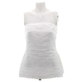 Magda Butrym Top blanc à fines bretelles Blanc