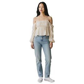 JW Anderson Cream linen top - size UK 8 Other