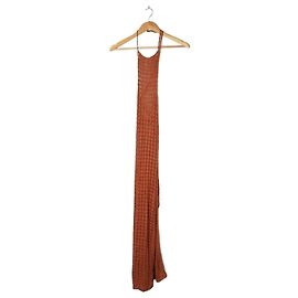 Cult Gaia Vestidos maxi de ganchillo naranja tostado - talla XS Naranja
