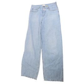 Closed Jean large bleu - taille UK 8 Autre
