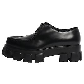 Prada Scarpe stringate con platform nere - taglia UK 8 Nero