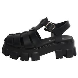 Prada Black platform sandals - size UK 7 Black