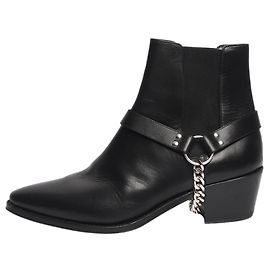 Céline Bottines western noires - taille UK 9 Noir