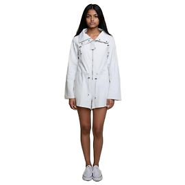 Autre Marque Dodo Bar Or White leather playsuit - size UK 10 Other