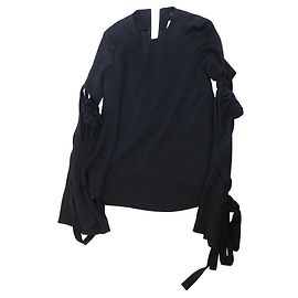 Top a maniche lunghe Ellery Black - taglia UK 8 Altro