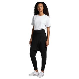 Ann Demeulemeester schwarze Hose mit Gürtel - Größe UK 8 Andere