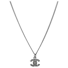 Chanel Collar Cubic CC Plata Plata