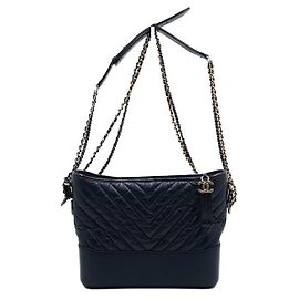 Chanel Borsa Hobo a tracolla Blu
