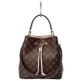 Louis Vuitton Borsa a secchiello in tela Monogram Marrone