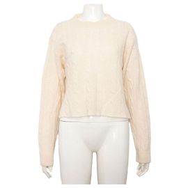 Miu Miu Strickpullover aus Kaschmir für Damen Weiß