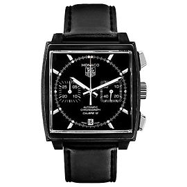 Tag Heuer Relógio Monaco Calibre Automático Black Preto