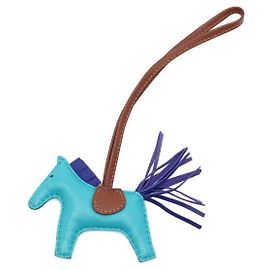 Hermès Charm per borsa PM Blue Rodeo Blu