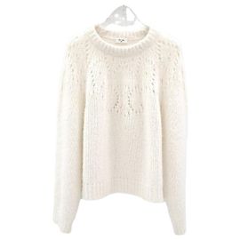 Céline Suéter de lã de alpaca Fair Isle Prata