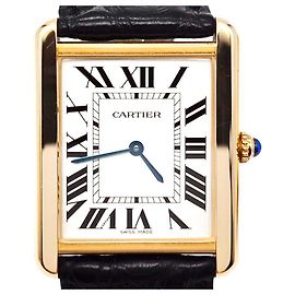 Cartier Relógio Tank Solo Gold Multicor