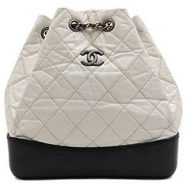 Chanel Gabrielle Small Backpack White
