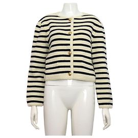 Céline Cardigan en maille à rayures Stripe Chaser pour femme Multicolore