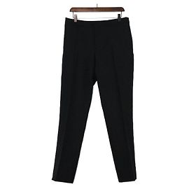 Sandro Pantalones Unisex de Viscosa Negro
