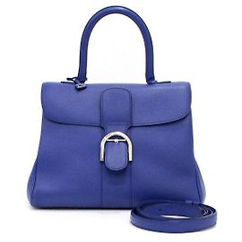 Delvaux Bolsa Tote e Bolsa de Ombro Brillant MM Azul
