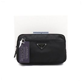 Prada Bolsa transversal em Re-Nylon preto Preto