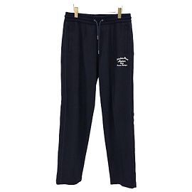 Dior Stripe Atelier Logo Bestickte Trainingshose Schwarz