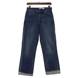 Dior Vaqueros Boyfriend de denim para mujer Azul