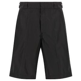 Prada Nylon Bermuda Shorts Black