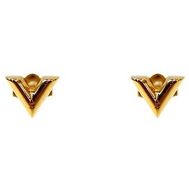 Louis Vuitton Pendientes de oro Dorado